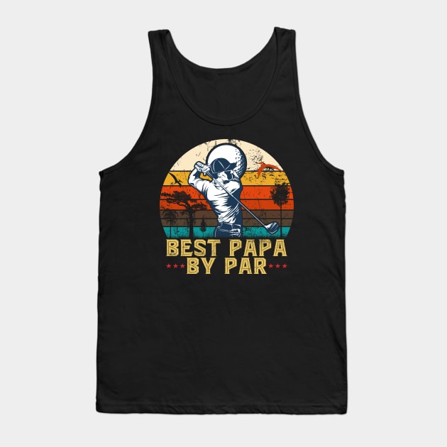 Best Papa by Par - Golf Tank Top by golf365